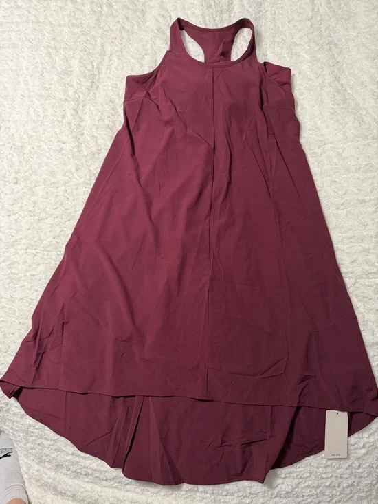 HALARA Breezeful™ RacerPocket High Low Flowy Midi Quick Dry Casual Dress NWT - Picture 2 of 14